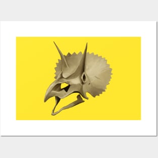 Triceratops Skull Posters and Art